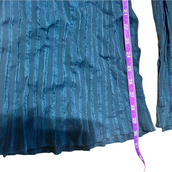 Ulla Johnson Navy Striped Jumpsuit Size 8 NWOT Tassels V Neck - Picture 6 of 11